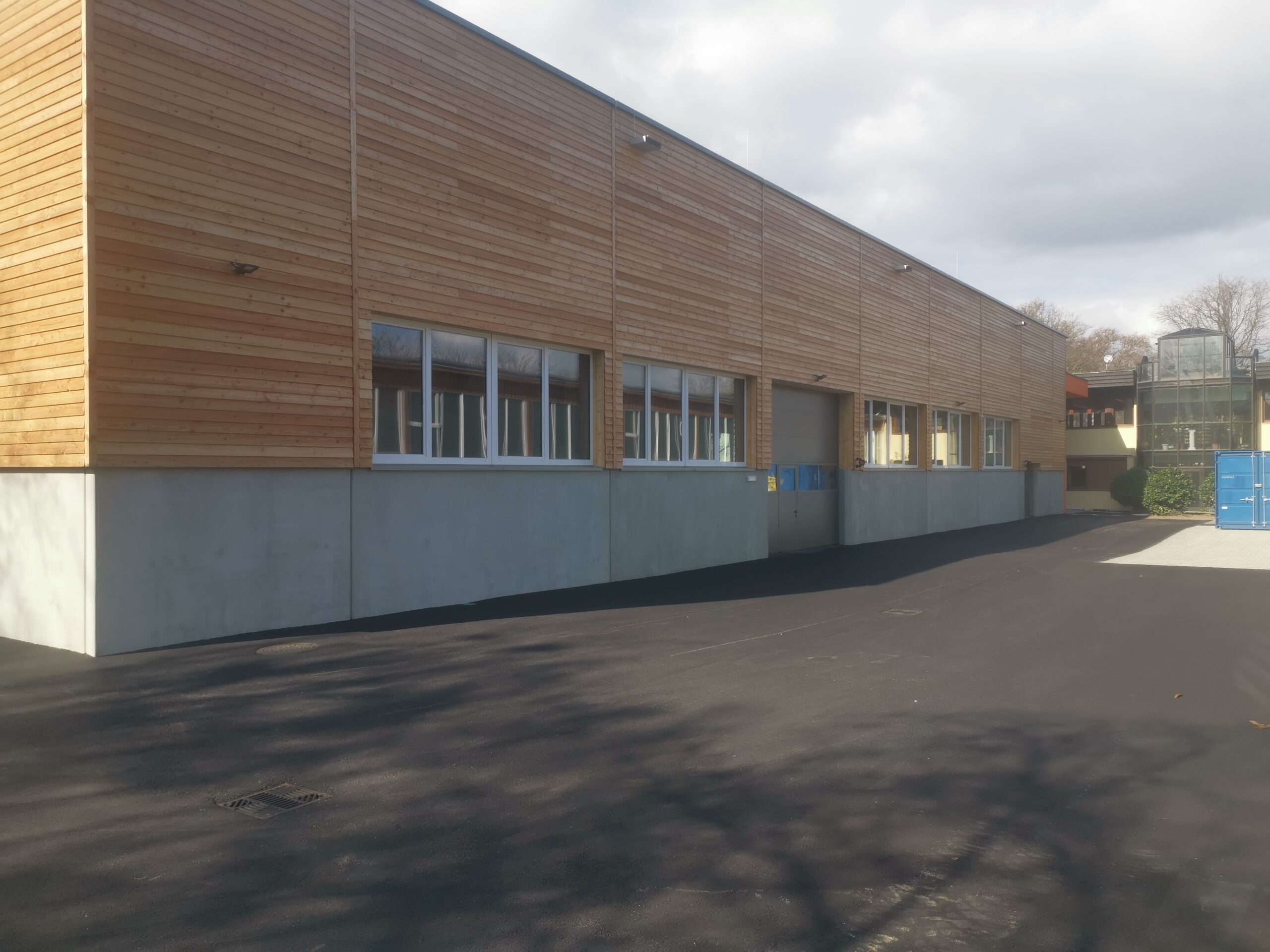 Fertigstellung der neuen Halle